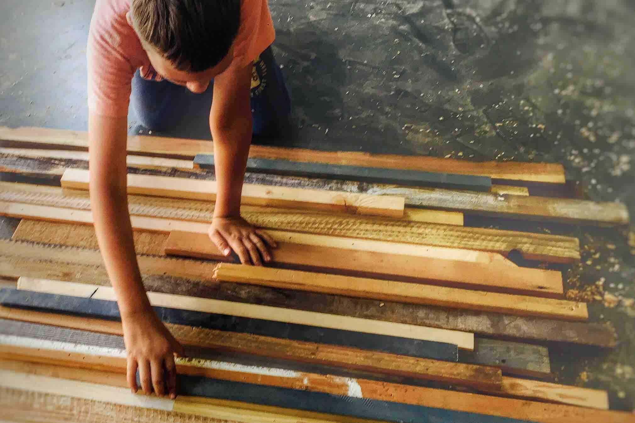 New construction flooring installation