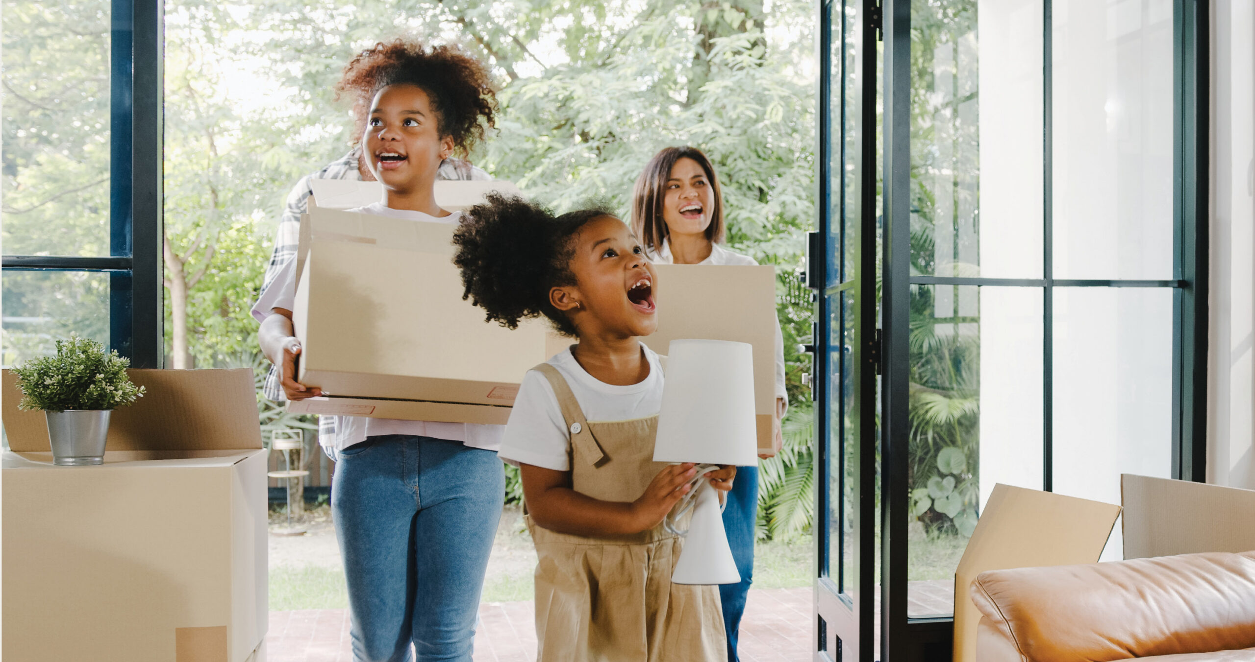 moving into new home to enjoy benefits of homeownership